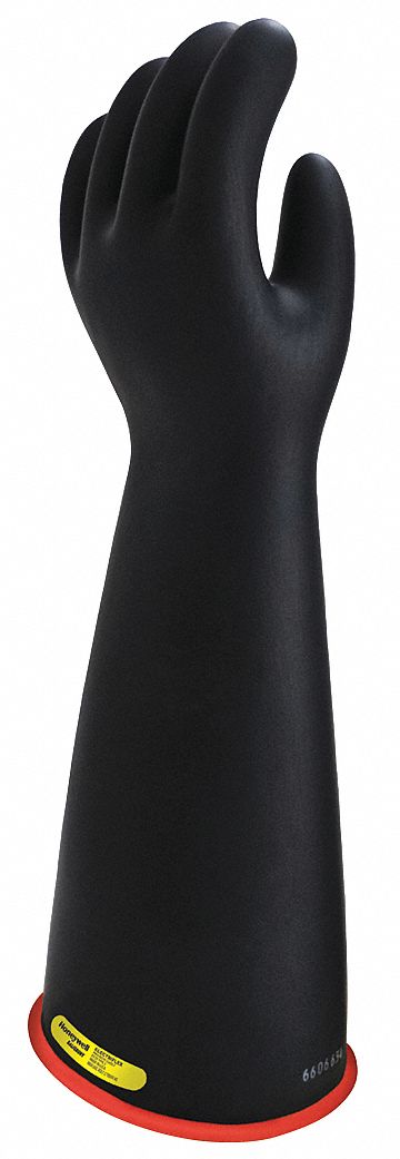 Electrical-Insulating Glove Kit: 17, 000V AC, 25, 500V DC, Class 2, 16 in Glove Lg, Type I