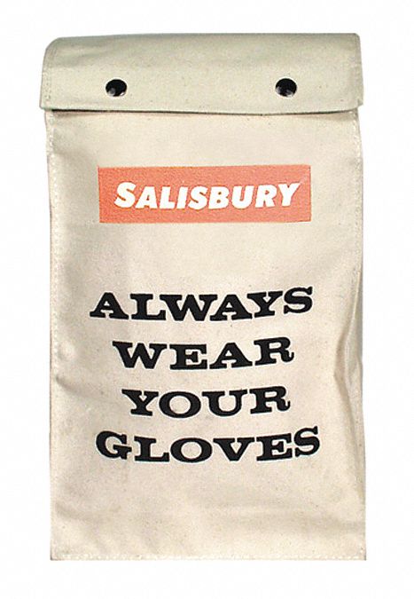 SAC À GANTS,ANNEAU EN D,TOILE,POUR 1 PAIRE DE GANTS,BEIGE,14PO DE L