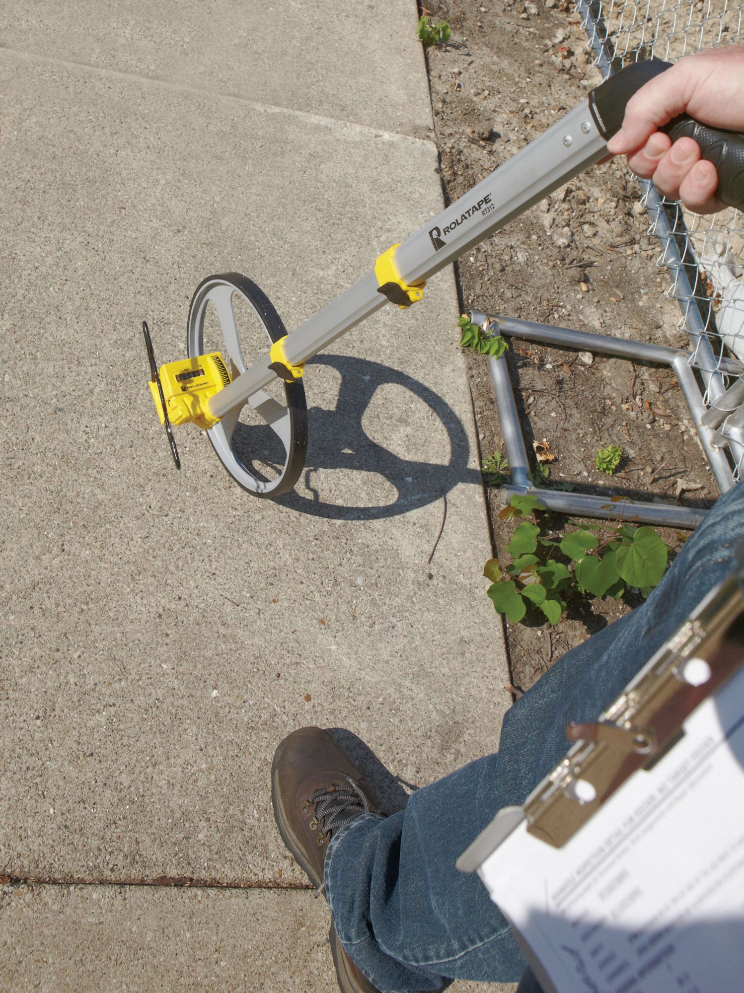 ROLATAPE Mechanical Measuring Wheel, Outdoor, 3 1/4 ft Cir. Single