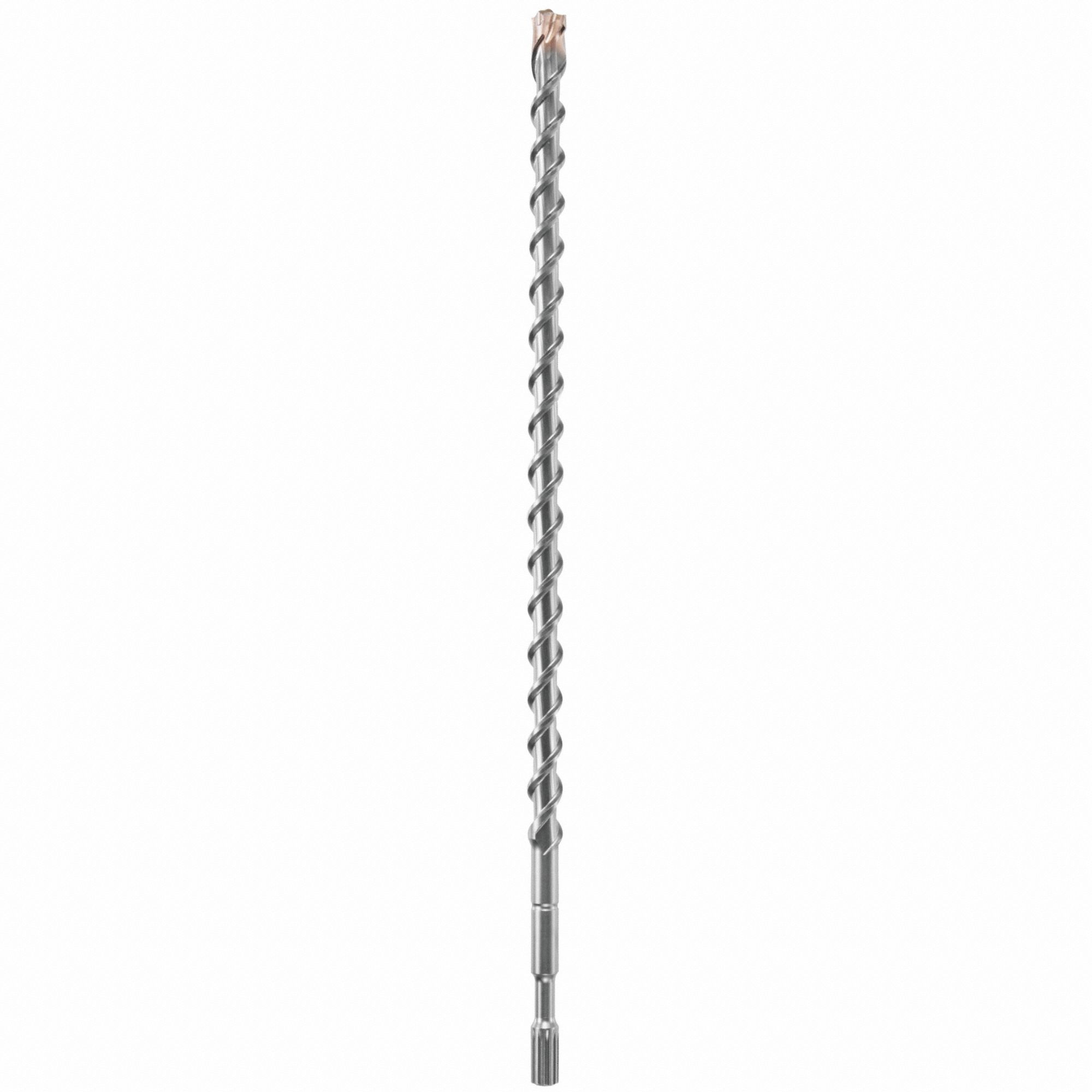 BOSCH 1 in x 29 in Spline Hammer Drill Bit, Number of Cutter Heads 4