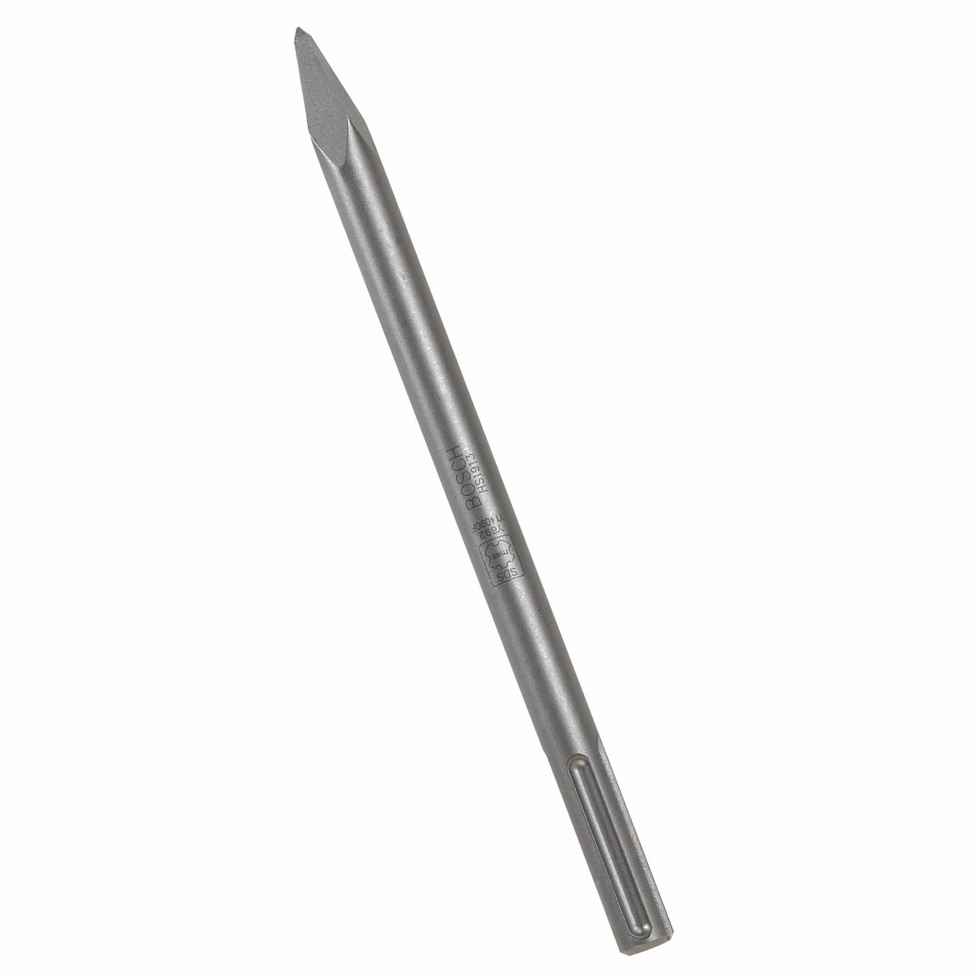 CHISEL BIT, ¼ IN HEAD W, 12 IN LENGTH, 45/64 IN SHANK DIAMETER, SDS MAX