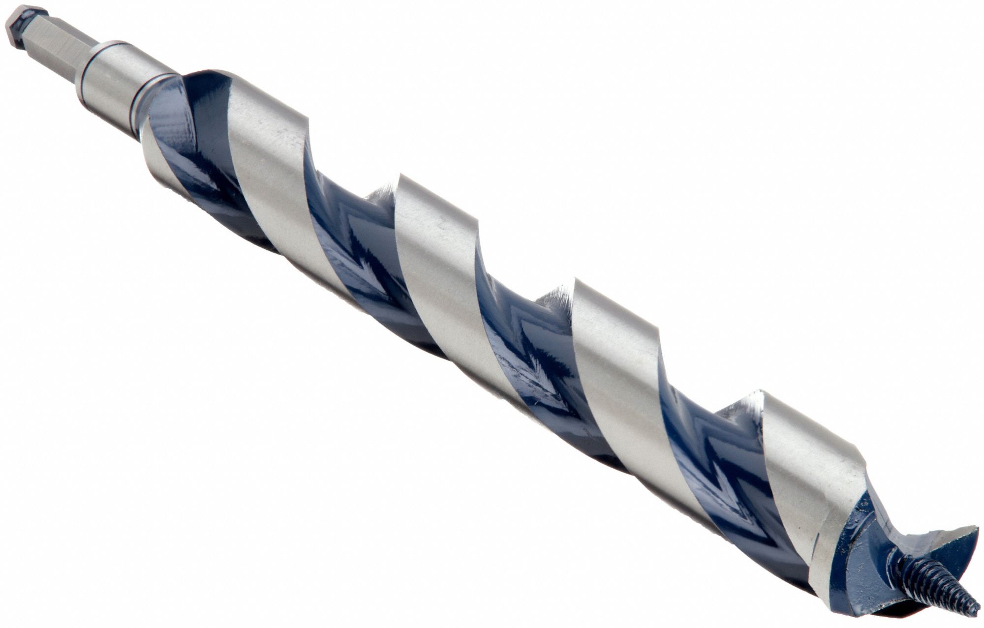 Hybrid Drill Bit: 1 1/2 in Drill Bit Size, 17 1/2 in Overall Lg, Hex Shank, Carbon Steel