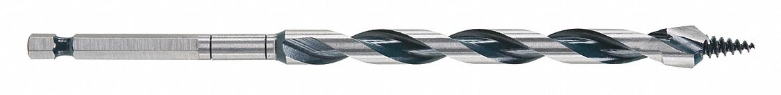 Bosch Hybrid Drill Bit: 7 16 In Drill Bit Size, 7 1 2 In Overall Lg 