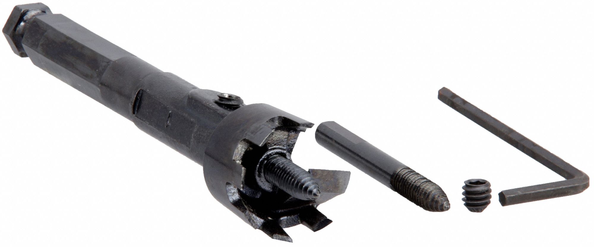 BOSCH Self Feed Drill Bit, Carbon Steel, 1 1/8 in, Hex 44H578SF1121 Grainger