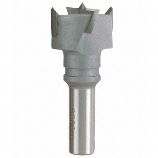 BOSCH Hinge Boring Drill Bit, 20 mm Drill Bit Size, 2 1/4 in Overall