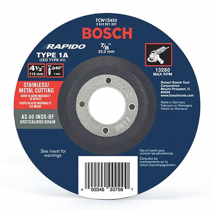 44J247 - 37347x004x41463Type1ThinCuttingDisc - Only Shipped in Quantities of 25