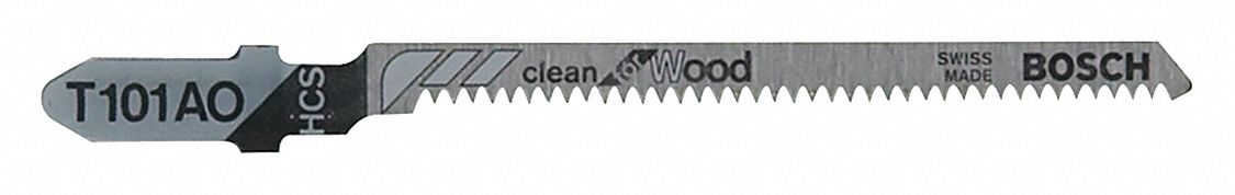 Jigsaw Blade: 20, 3 1/4 in Blade Lg, Bi-Metal, High Carbon Steel, T Shank, 1 Pieces, 100 PK