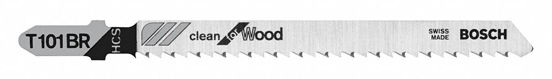 Jigsaw Blade: 10, 4 in Blade Lg, Bi-Metal, High Carbon Steel, T Shank, 1 Pieces, 100 PK