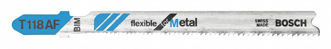 Jigsaw Blade: 17/24, 3 5/8 in Blade Lg, Bi-Metal, Bi-Metal, T Shank, 1 Pieces, 100 PK