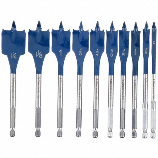 Bosch spade discount drill bit set