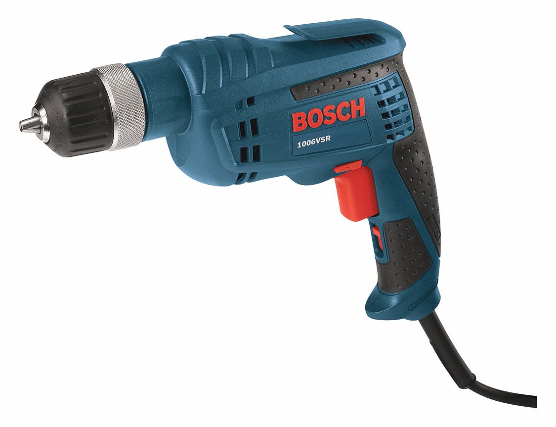 BOSCH DRILL CORDED IN CHUCK KEYLESS 2600 RPM 120V AC 6.3A