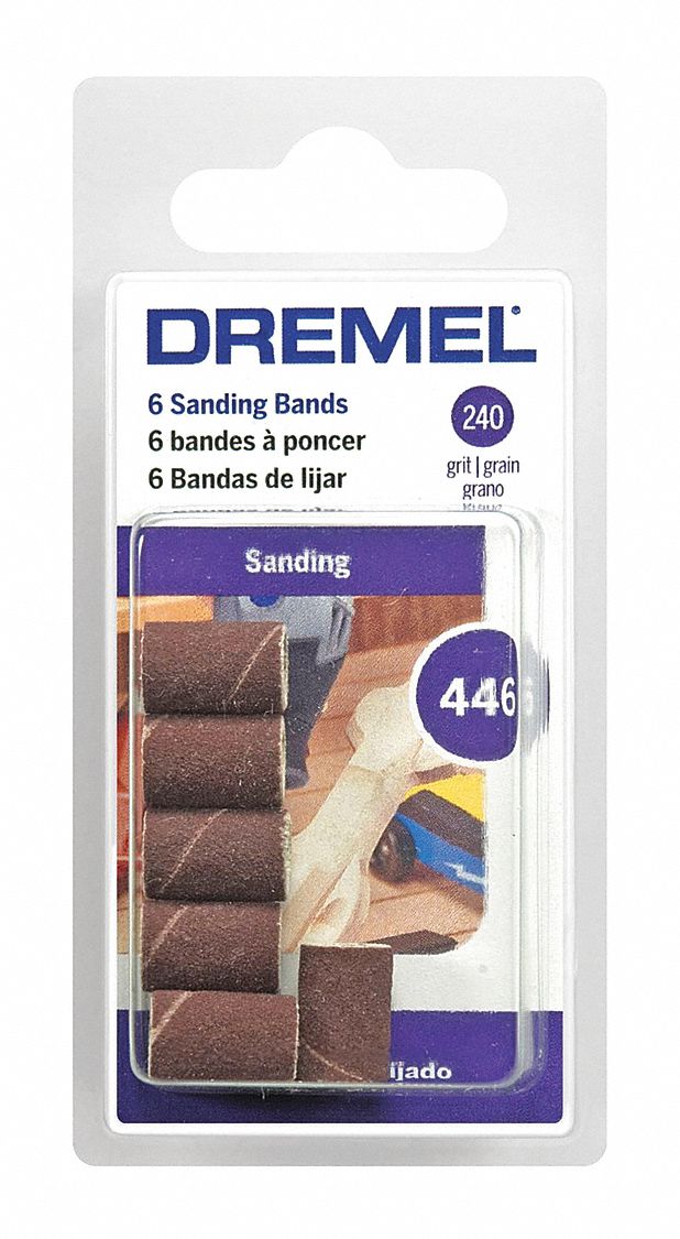 DREMEL, Band Sanding Bit, Aluminum Oxide, Sanding Band 44K733446