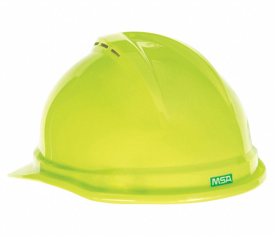 Msa Casco De Seguridad V Gard® 500 Polietileno Clase C Amarillo De Alta Visibilidad Cascos De 1903