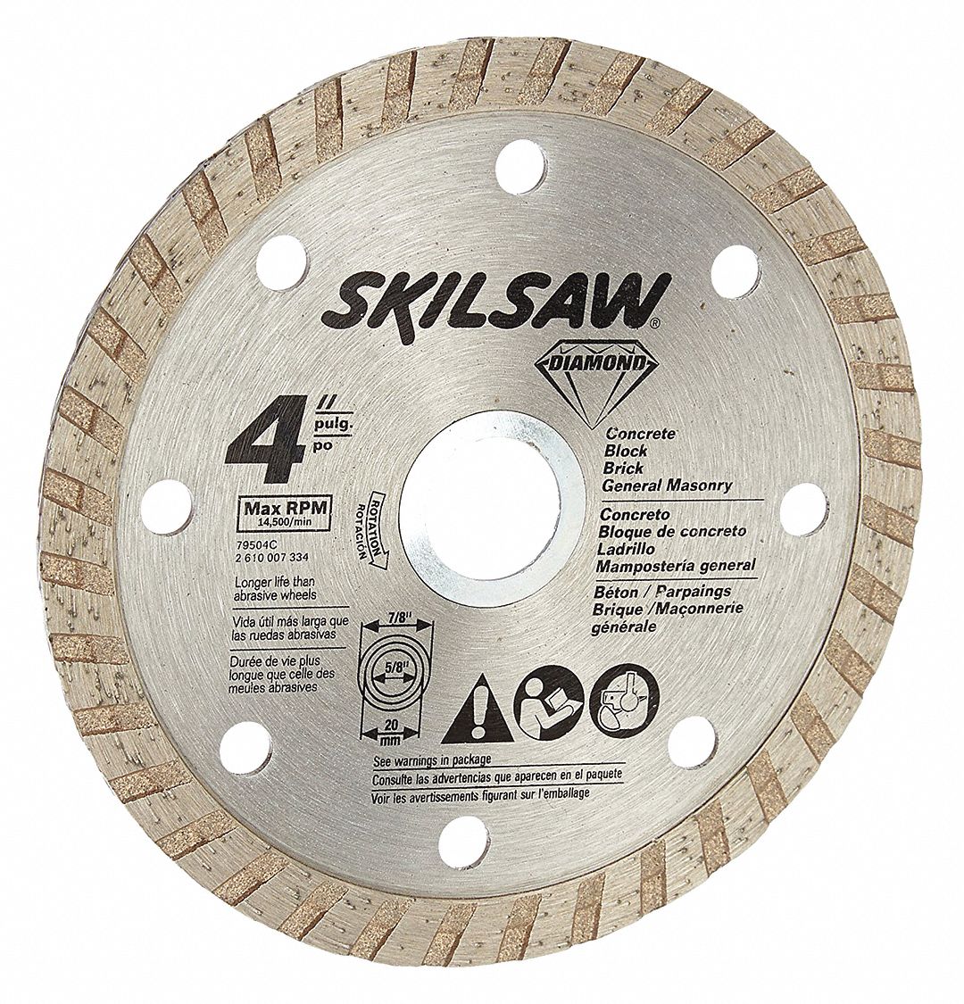 SKIL Angle Grinders, Diamond Saw Blade, Concrete, Masonry, Stone