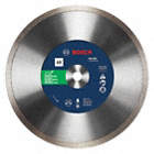 DIAMOND SAW BLADE, CONTINUOUS, 10 IN DIA, ⅝ IN, WET/DRY, 6800 RPM, PORCELAIN/GRANITE