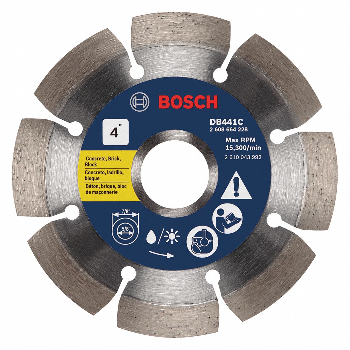 BOSCH Circular Saws, Diamond Saw Blade, Block, Concrete, Stone