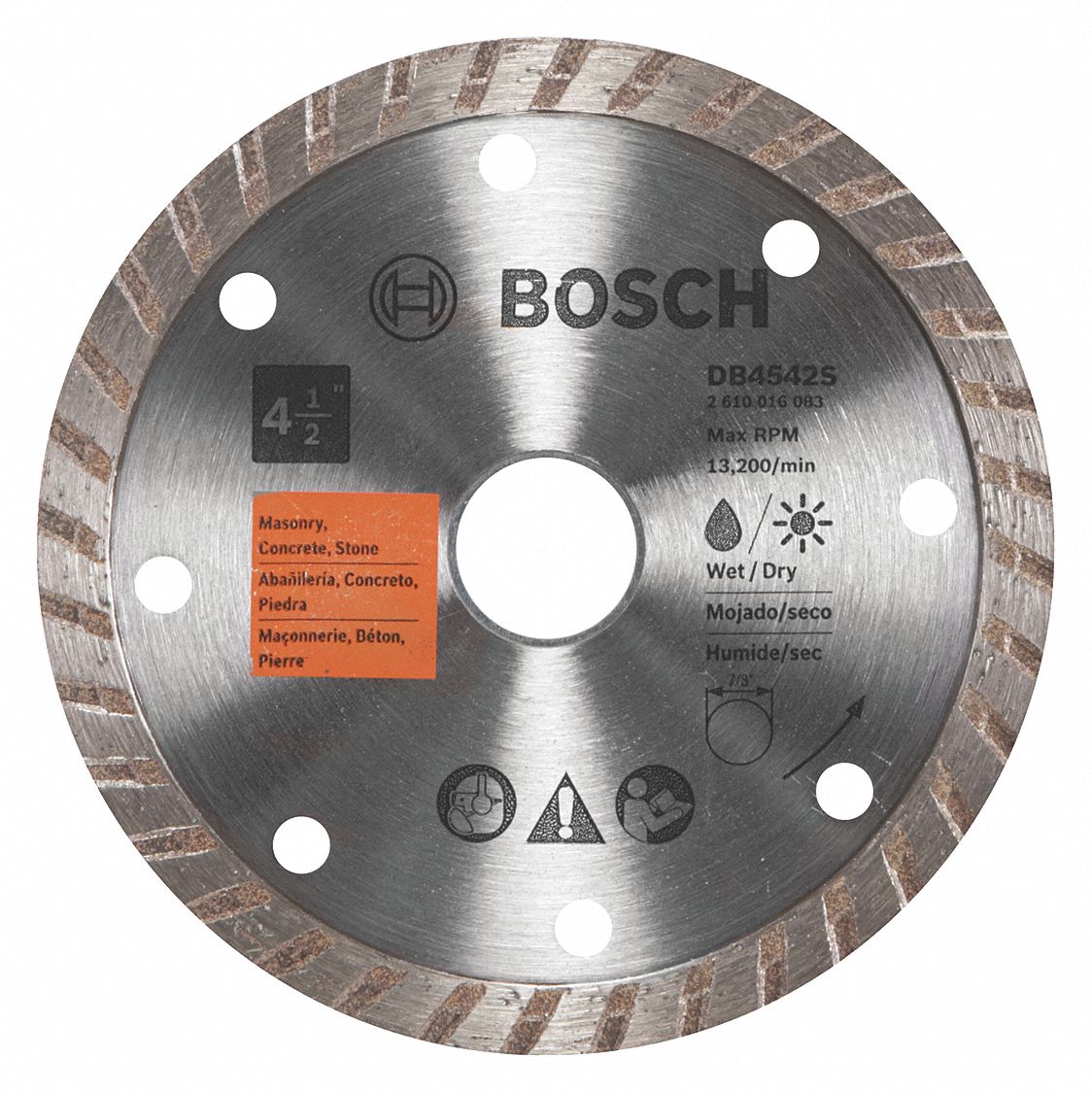 Bosch Angle Grinders Diamond Saw Blade Concrete Masonry Stone