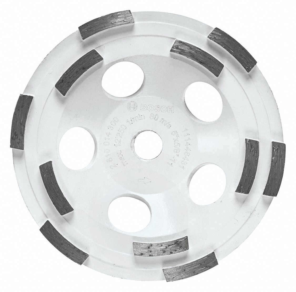 44M790 - 5InDoubleRowDiamondCupWheel General - Only Shipped in Quantities of 3