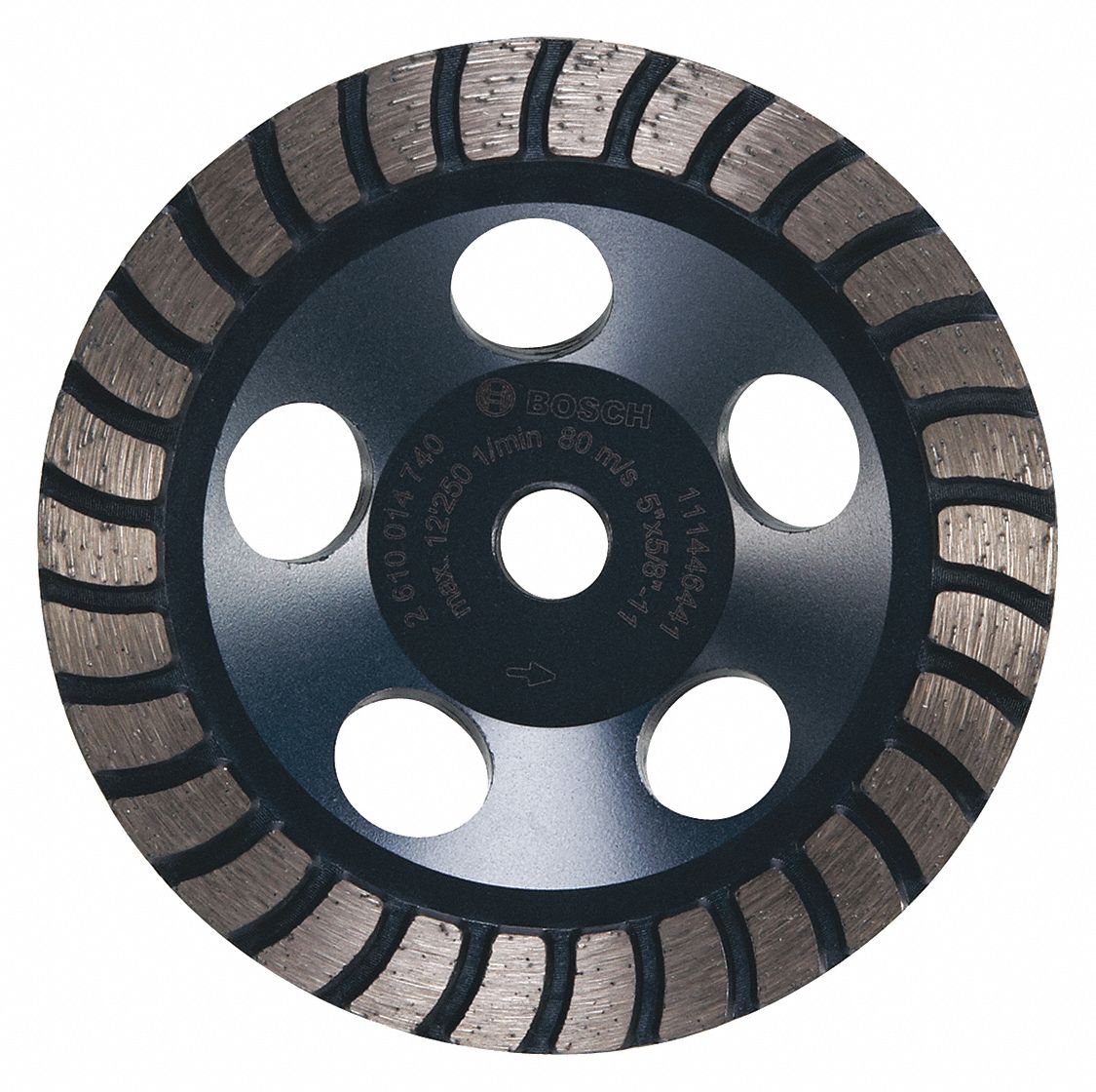 44M791 - 5In Turbo Row Diamond Cup Wheel - Only Shipped in Quantities of 3
