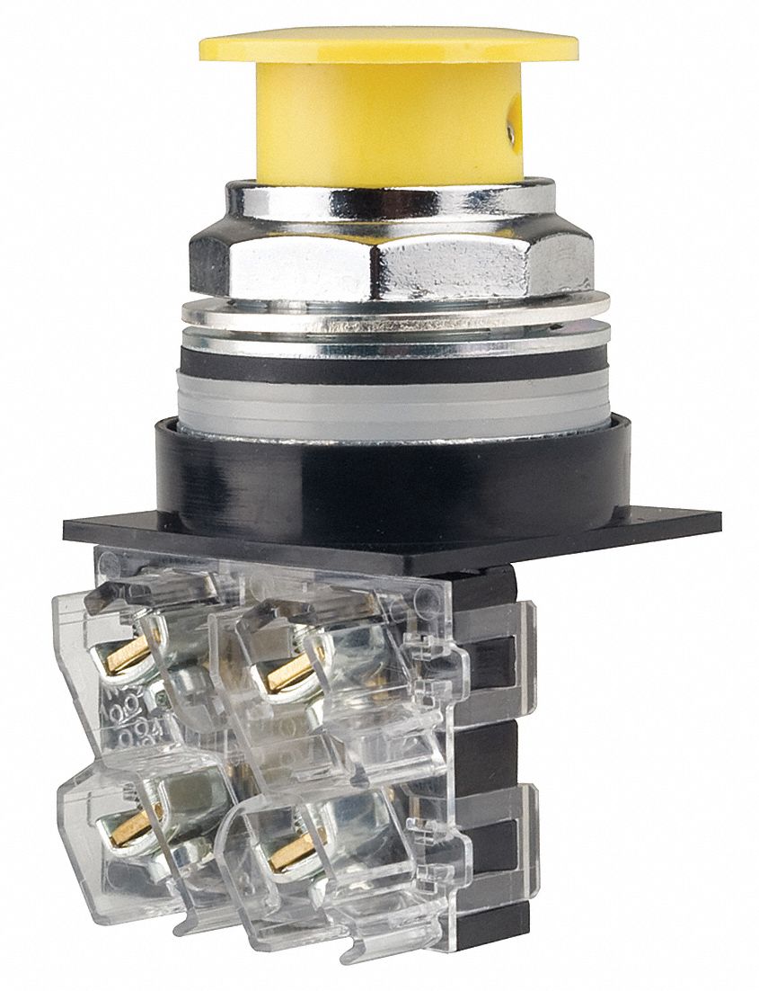 GE, Mushroom Head Profile, Metallic, Mushroom Head Push Button - 22PN57 ...