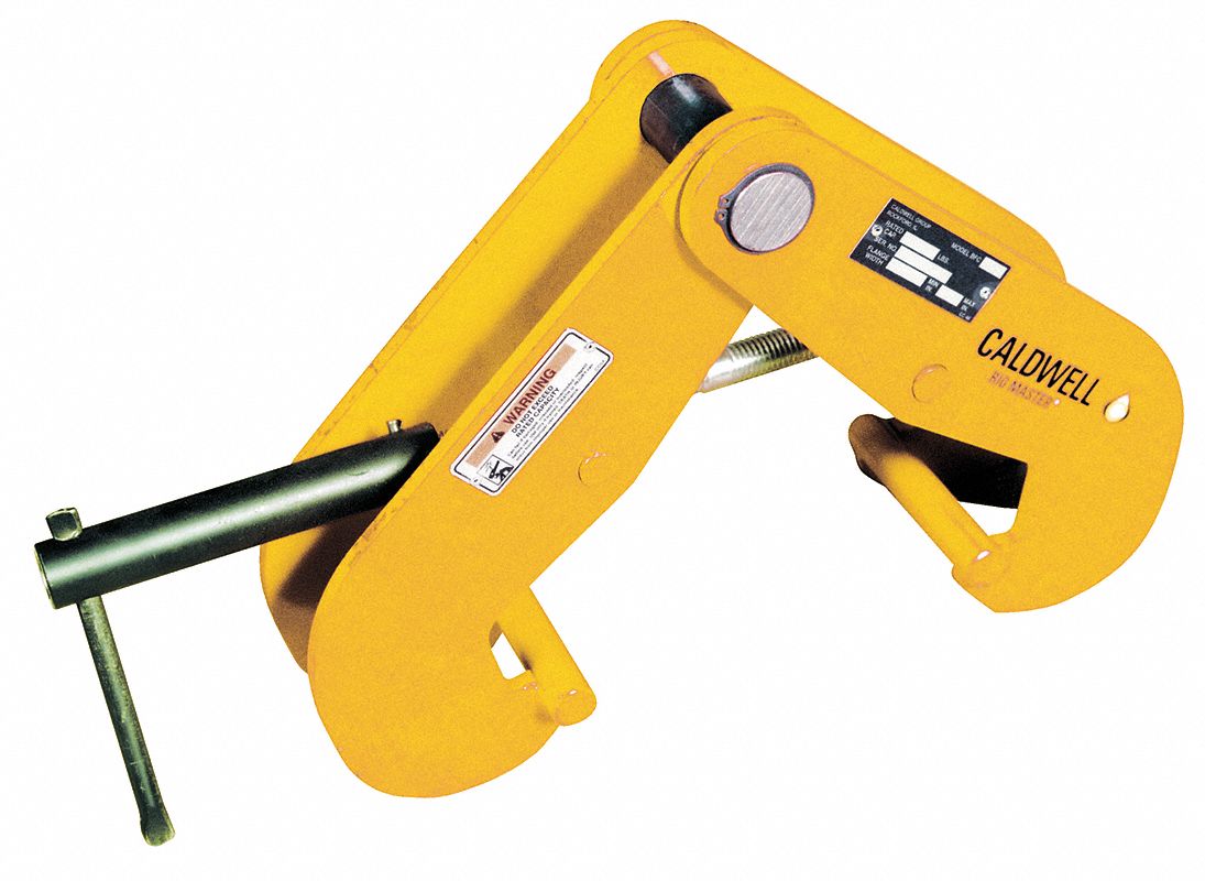 CALDWELL Beam Flange Clamp, 22,000 lb Safe Working Load, 6 in to 131/4