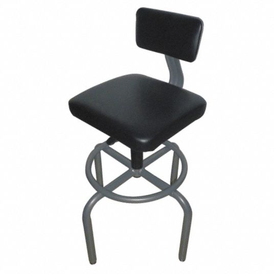 40 1/4 in Overall Ht, 15 1/2 in Seat Wd, Task Stool - 44N715|44N715 ...