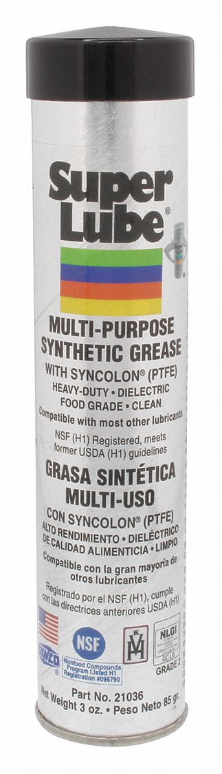 Graisse synthétique multi-usages Super Lube avec Syncolon (PTFE) -  Cartouche de 14,1 oz