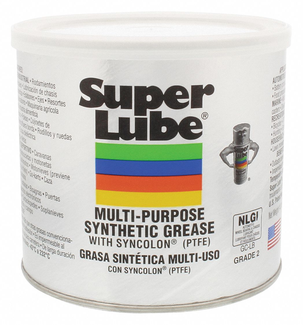 SUPER LUBE Grasa de Silicona para Junta Tórica Blanco Lata 14.1 oz. Grado  Alimenticio H1 - Grasas Multipropósito - 436P95