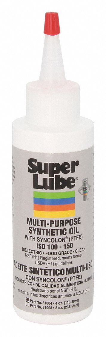 Super Lube 52004 Synthetic Oil, ISO 68 Bottle, 4 oz.