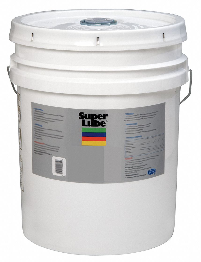 SUPER LUBE Synthetic Hydraulic Oil, 5 gal. Pail, ISO Viscosity Grade ...