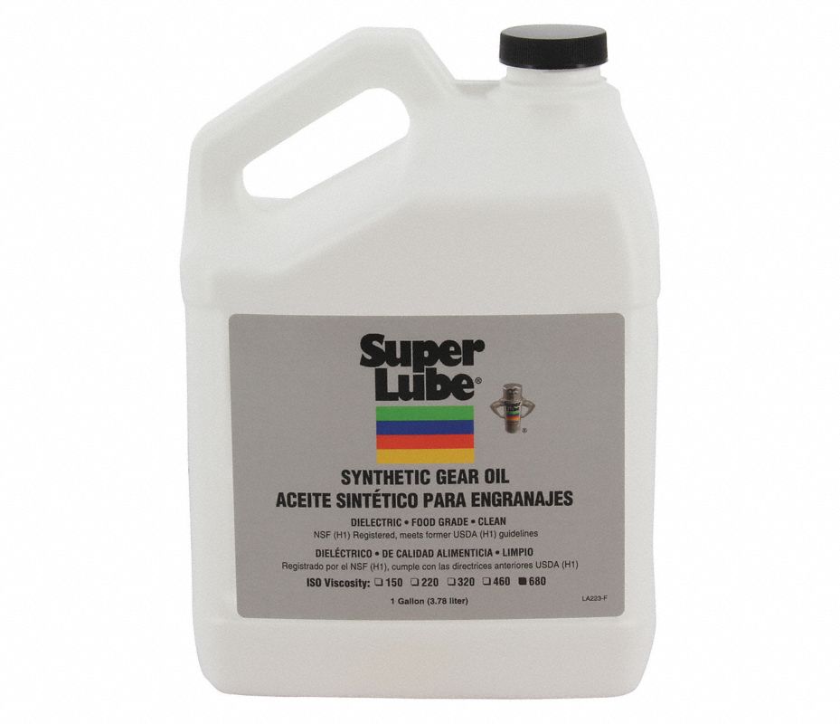 SUPER LUBE Aceite para Engranajes, Synthetic Gear Oil ISO 680, Tamaño ...