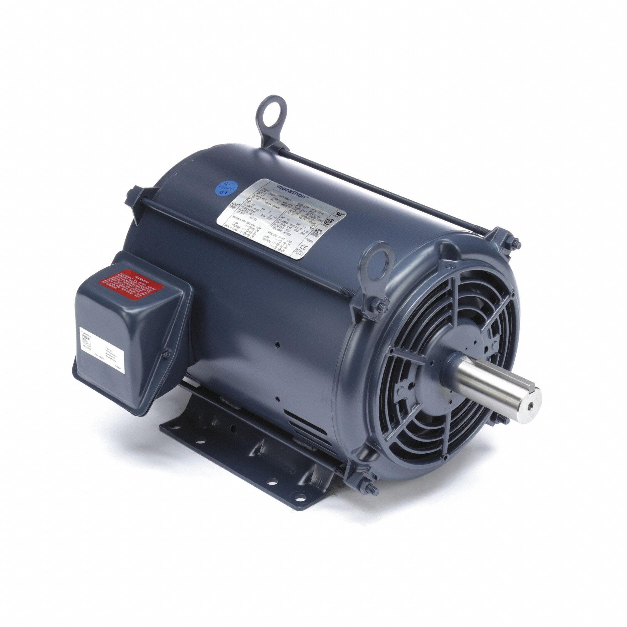 General Purpose Motor: Open Drip Proof, Rigid Base Mount, 15 HP, 230/460V AC