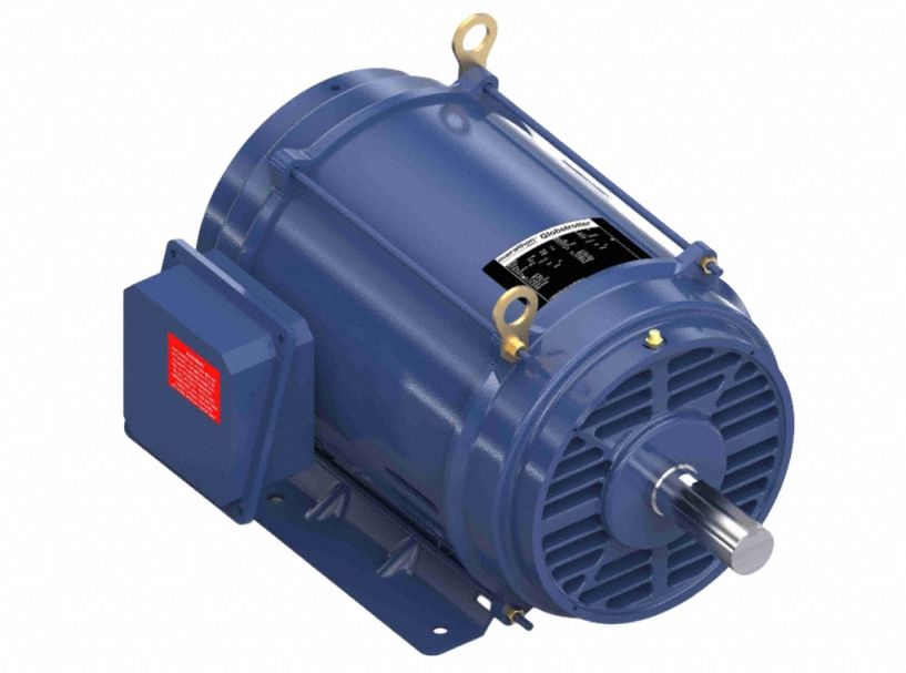 General Purpose Motor: Open Drip Proof, Rigid Base Mount, 15 HP, 230/460V AC