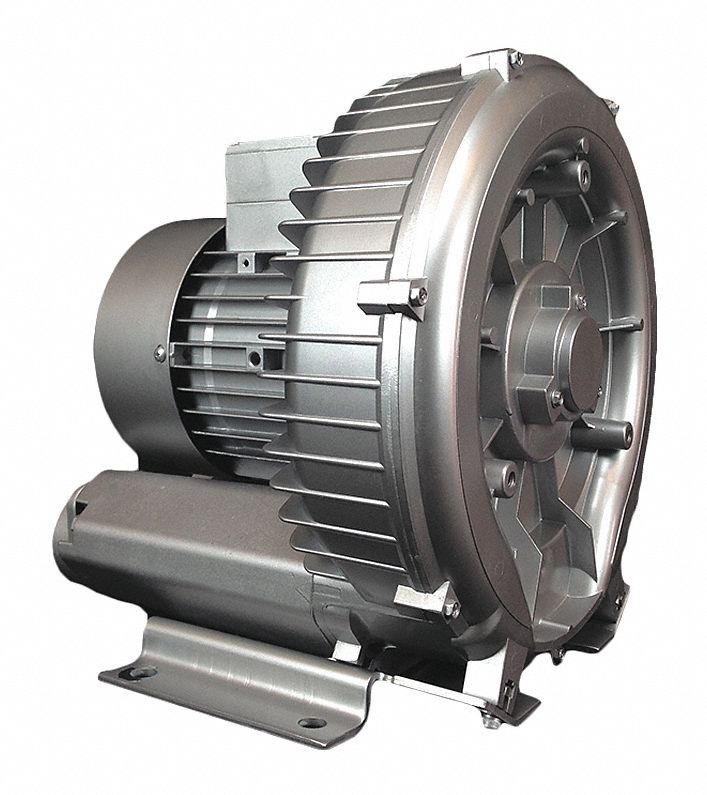 ATLANTIC BLOWERS, Regenerative Blower, 2 HP, 155 cfm 44NE59AB300