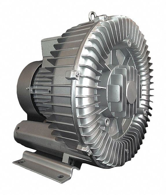 ATLANTIC BLOWERS, Regenerative Blower, 3.5 HP, 230 cfm 44NE61AB500