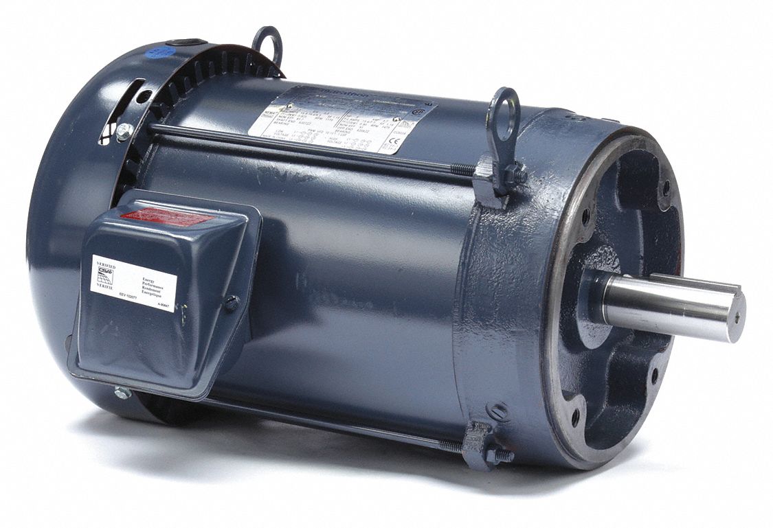 General Purpose Motor: Totally Enclosed Fan Cooled, C-Face Mount, 7 1/2 HP