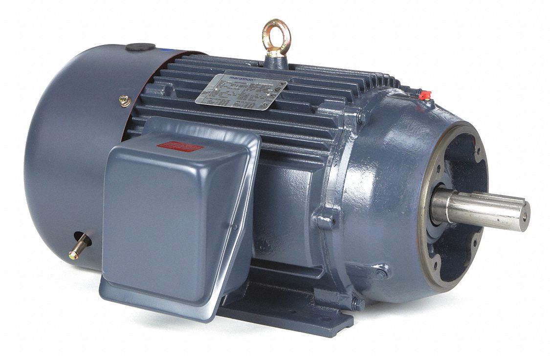 General Purpose Motor: Totally Enclosed Fan Cooled, Rigid Base Mount, 20 HP