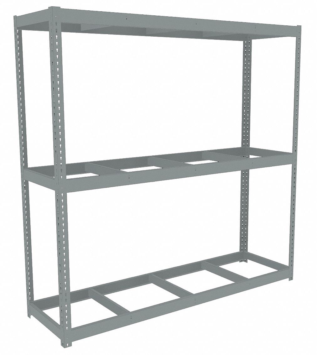 TENNSCO Boltless Shelving Starter, HeavyDuty, 96 in x 18 in, 84 in
