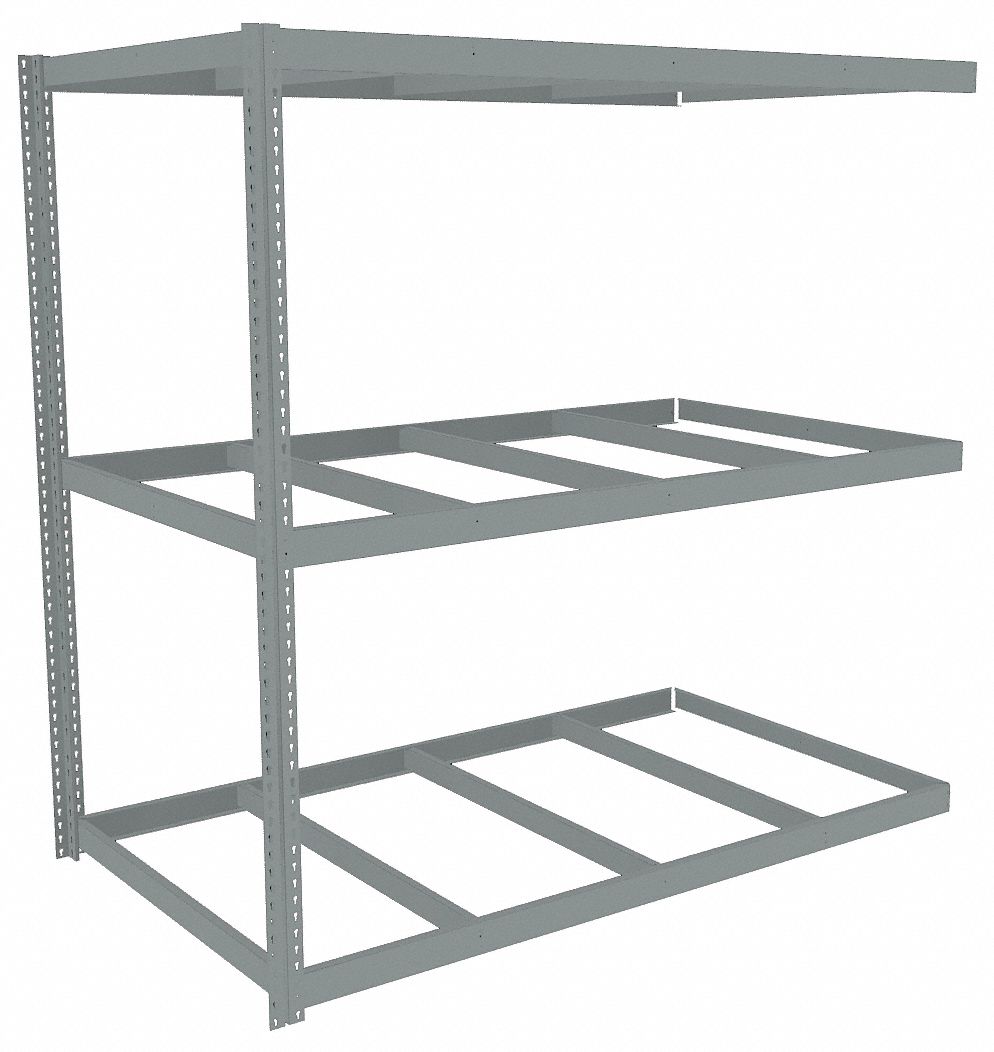 Tennsco Boltless Shelving Add On Heavy Duty 84 In X 48 In 84 In Overall Ht 3 Shelves 3999