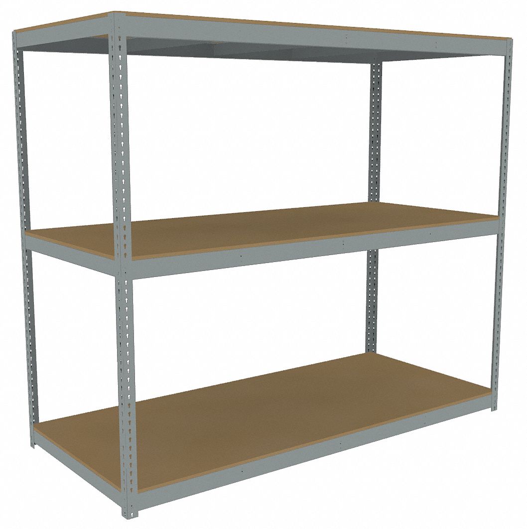 TENNSCO Boltless Shelving Starter, HeavyDuty, 96 in x 48 in, 84 in