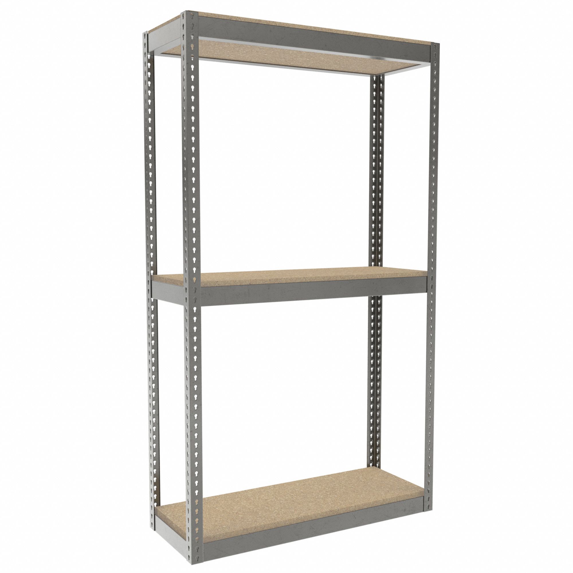 TENNSCO, Starter, HeavyDuty, Boltless Shelving 44P264ZLE74818S3D