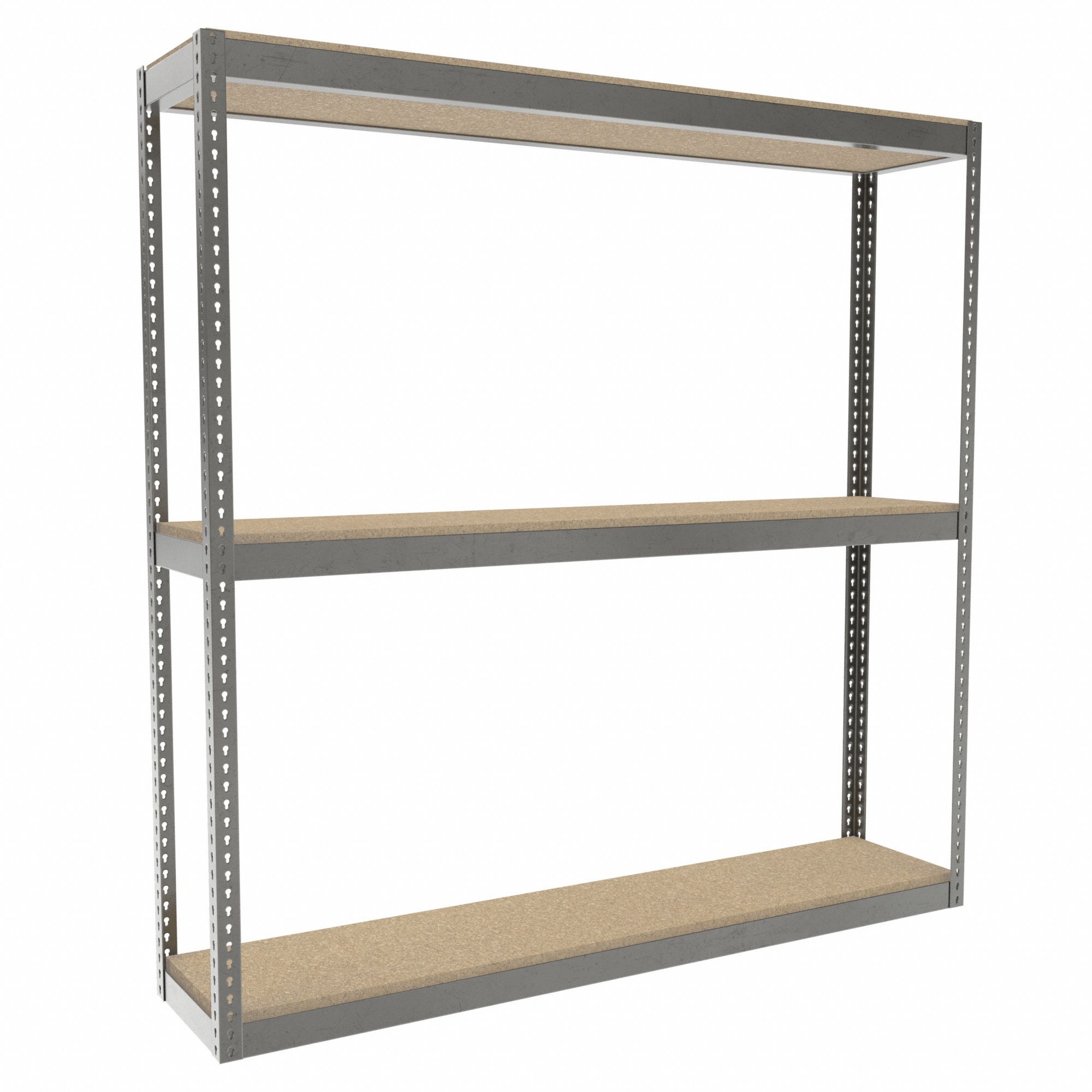 TENNSCO, Starter, HeavyDuty, Boltless Shelving 44P288ZLE78418S3D