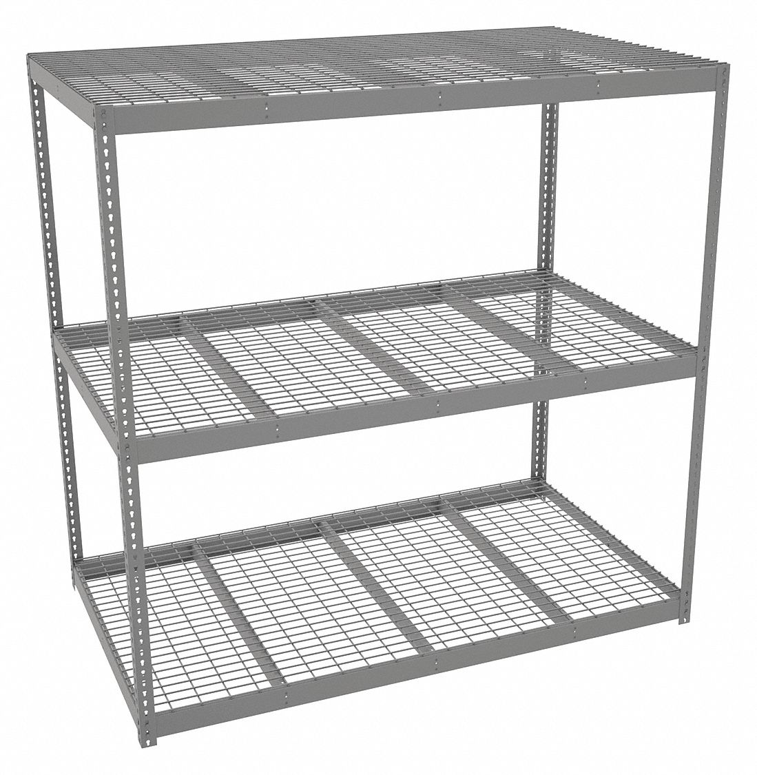 TENNSCO, Starter, HeavyDuty, Boltless Shelving 44P353ZLC78448S3W