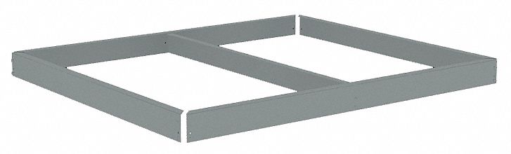 Shelf: 48 in   x 30 in, 2, 250 lb Load Capacity, Gray, Shelf