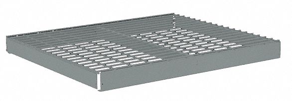 SHELF, 42 IN X 30 IN, 2,500 LB LOAD CAPACITY, STEEL, 5 GA DECKING, GREY, BOLTLESS
