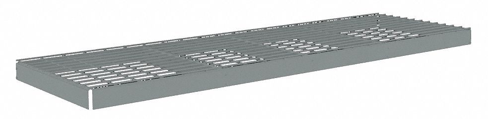 SHELF, 84 IN X 18 IN, 1,500 LB LOAD CAPACITY, STEEL, 5 GA DECKING, GREY, SHELF