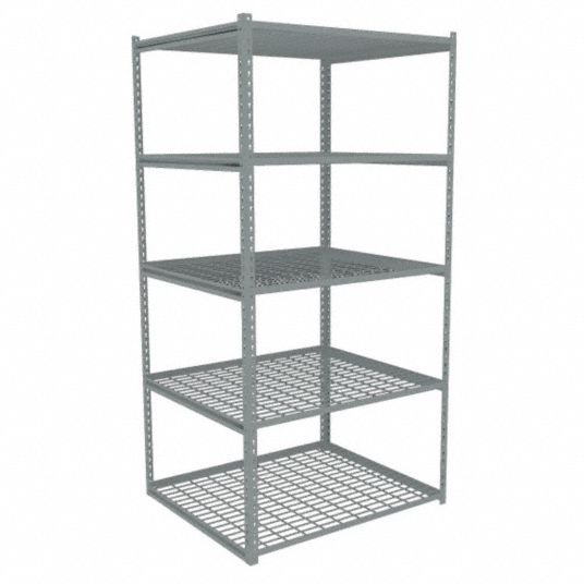 Tennsco Starter Medium Duty Boltless Shelving 44p680zah7 4836s 5w Grainger 3482