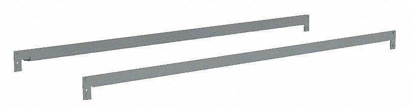 Shelf: 42 in   x 12 in, 550 lb Load Capacity, Gray, Shelf