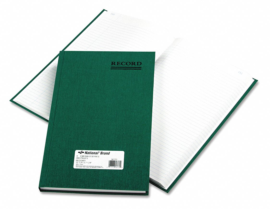 Book Record 7.25 x12.25 