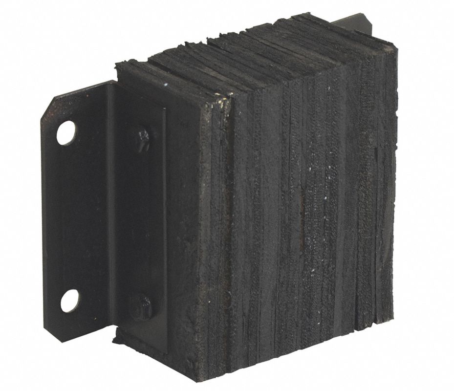 APPROVED VENDOR Tope para Andén de Caucho Laminado Rectangular 14" x 10 ...